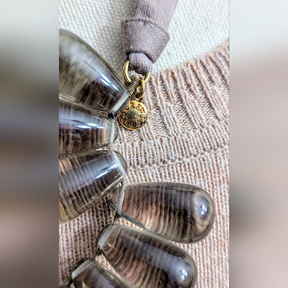 J Crew Beaded Tie Necklace - Picture 3 of 4